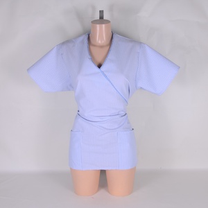 M méret csíkos tunika egészségügyi/óvónői/szépségipari munkaruha, Ruha & Divat, Munkaruha, Varrás, MESKA