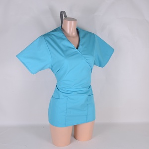 Óceán csillis paszpollal tunika egészségügyi/óvónői/szépségipari munkaruha - ruha & divat - munkaruha - Meska.hu