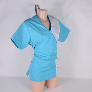 Baba mintás tunika egészségügyi/óvónői/szépségipari munkaruha - ruha & divat - munkaruha - Meska.hu