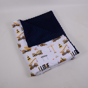 Munkagépek sötétkék Ágynemű babának vagy oviba, Baba - mama, Baba ágynemű, Babatakaró, gyerek pléd, Varrás, MESKA