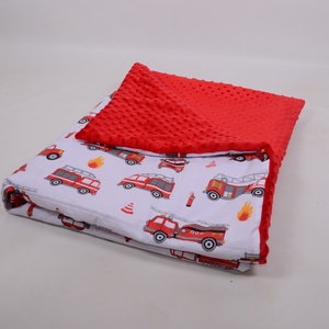 Tűzoltó pirossal Ágynemű babának vagy oviba - baba - mama - baba ágynemű - babatakaró, gyerek pléd - Meska.hu