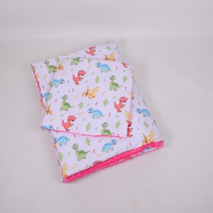 Dínó pinkkel Ágynemű babának vagy oviba, Baba - mama, Baba ágynemű, Babatakaró, gyerek pléd, Varrás, MESKA