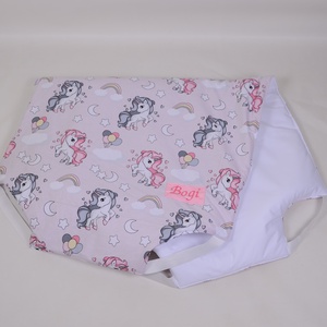 Unikornis Mintás Bélelt ovis/bölcsi derékalj/ lepedő  - Meska.hu