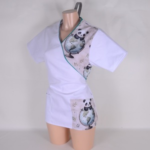 Panda egészségügyi/óvónői/szépségipari munkaruha tunika és/vagy nadrág - Meska.hu