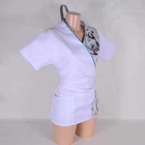 Panda egészségügyi/óvónői/szépségipari munkaruha tunika és/vagy nadrág - ruha & divat - munkaruha - Meska.hu