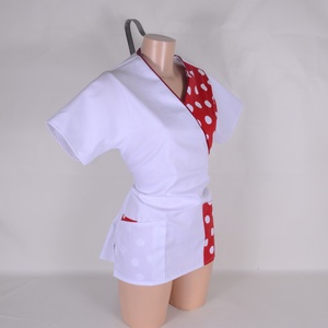 S csillagjegyek mintás tunika egészségügyi/óvónői/szépségipari munkaruha - ruha & divat - munkaruha - Meska.hu