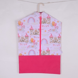 Hercegnő pink ovis ruhazsák szett 5 db-os  - játék & sport - ovis felszerelés - ovis szett - Meska.hu