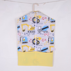 Munkagépek sárga ovis ruhazsák szett  - játék & sport - ovis felszerelés - ovis szett - Meska.hu