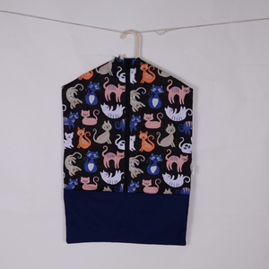 Cica sötétkék ovis zsák szett - játék & sport - ovis felszerelés - ovis szett - Meska.hu