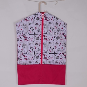 Japán gólya és koi ponty pink ovis ruhazsák  - Meska.hu