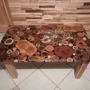 Epoxy epoxi asztal dohányzóasztal - Meska.hu