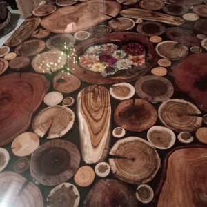 Epoxy epoxi asztal dohányzóasztal - otthon & életmód - bútor - asztal - Meska.hu