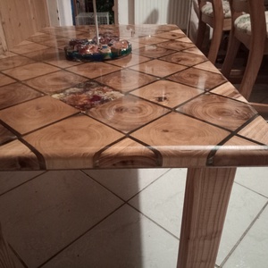 Epoxy epoxi asztal dohányzóasztal akác - otthon & életmód - bútor - asztal - Meska.hu