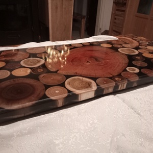Epoxy epoxi tálaló vágódeszka egyedi  - otthon & életmód - konyhafelszerelés, tálalás - sütés, főzés - vágódeszka - Meska.hu