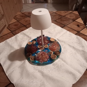 Epoxy epoxi asztali lámpa hangulatlámpa - otthon & életmód - lámpa - asztali lámpa - Meska.hu