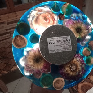 Epoxy epoxi asztali lámpa hangulatlámpa - otthon & életmód - lámpa - asztali lámpa - Meska.hu