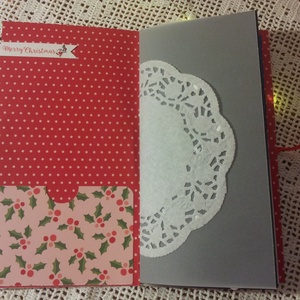 Csicsergő karácsony kincsesnapló (junk journal) - otthon & életmód - papír, írószer - jegyzetfüzet & napló - Meska.hu