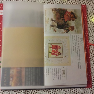 Csicsergő karácsony kincsesnapló (junk journal) - otthon & életmód - papír, írószer - jegyzetfüzet & napló - Meska.hu