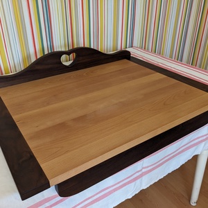 Szív Motívumos Nyújtódeszka - Népies Elegancia a Konyhádban! - otthon & életmód - konyhafelszerelés, tálalás - sütés, főzés - vágódeszka - Meska.hu