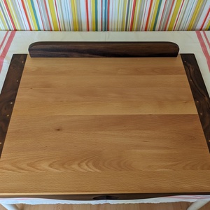 Szív Motívumos Nyújtódeszka - Népies Elegancia a Konyhádban! - otthon & életmód - konyhafelszerelés, tálalás - sütés, főzés - vágódeszka - Meska.hu