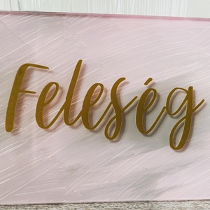 Esküvői ültető kártya  - esküvő - dekoráció - tábla & jelzés - Meska.hu