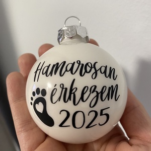 Üveg karácsonyfadísz, Karácsony, Karácsonyi lakásdekoráció, Karácsonyfadíszek, Mindenmás, MESKA