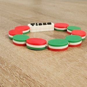 Tisza Nemzeti Karkötő  - ékszer - karkötő - gyöngyös karkötő - Meska.hu