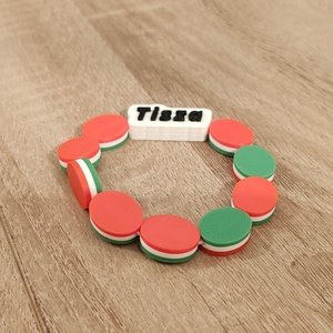 Tisza Nemzeti Karkötő  - ékszer - karkötő - gyöngyös karkötő - Meska.hu