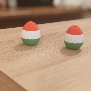 Húsvéti tojások Nemzeti színben, Ünnepi díszek, dekorációk, Húsvéti díszek és dekorációk, Húsvéti tojásfadíszek, , MESKA