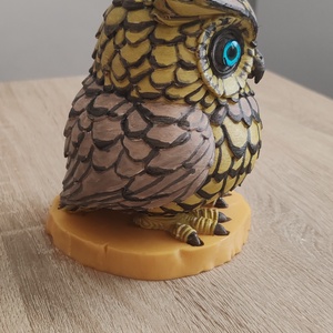 Harry Potter - Hedwig bagoly Festett - játék & sport - plüssállat & játékfigura - bagoly - Meska.hu