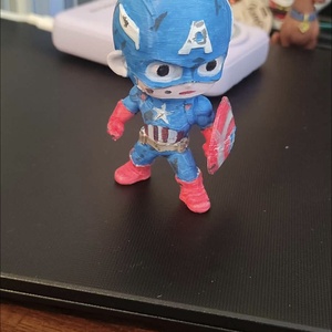 Bébi Amerika Kapitány 3D, Otthon & Életmód, Dekoráció, Dekoratív figurák és szobrok, , MESKA