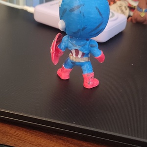 Bébi Amerika Kapitány 3D - otthon & életmód - dekoráció - dekoratív figurák és szobrok - Meska.hu