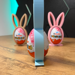 Nyuszis Édességtartó 3D - akár ingyen - ünnepi díszek, dekorációk - húsvéti díszek és dekorációk - húsvéti tojástartó - Meska.hu