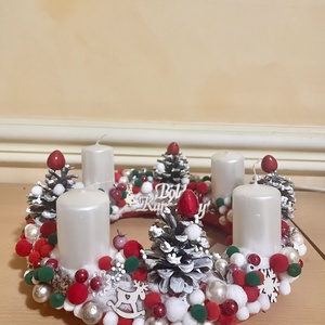 Adventi koszorú - Meska.hu Adventi koszorú - Meska.hu