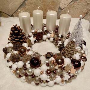 Adventi koszorú - karácsony - adventi díszek - adventi asztaldísz - Meska.hu