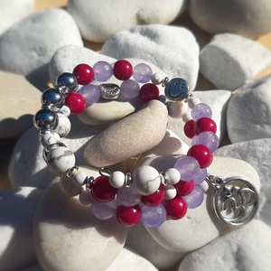 Boho collection - memóriadrót karkötő - ékszer - karkötő - gyöngyös karkötő - Meska.hu