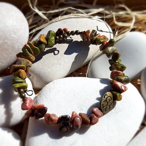 Boho collection - memóriadrót karkötő - ékszer - karkötő - gyöngyös karkötő - Meska.hu