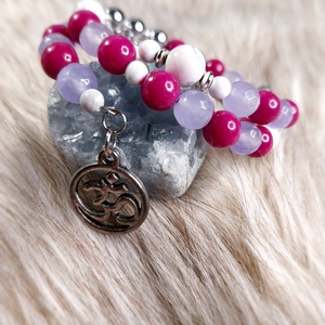 Boho collection - memóriadrót karkötő - ékszer - karkötő - gyöngyös karkötő - Meska.hu