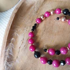 Boho collection - memóriadrót karkötő, Ékszer, Karkötő, Gyöngyös karkötő, Ékszerkészítés, Gyöngyfűzés, gyöngyhímzés, MESKA