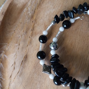 Boho collection - memóriadrót karkötő - ékszer - karkötő - gyöngyös karkötő - Meska.hu