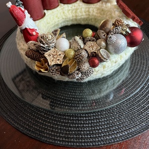 Manós adventi koszorú - karácsony - adventi díszek - adventi koszorú - Meska.hu