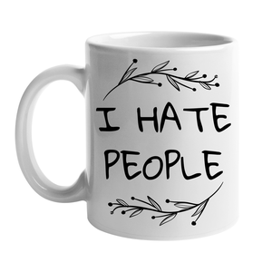 I hate people bögre, 330 ml, Otthon & Életmód, Konyhafelszerelés, tálalás, Tálalás, Bögre & Csésze, Mindenmás, MESKA
