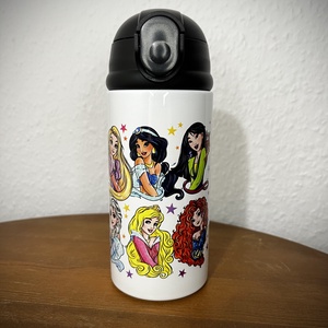 Fém kulacs, 360 ml (Disney hercegnők), Otthon & Életmód, Konyhafelszerelés, tálalás, Italos kellékek, Kulacsok, Mindenmás, MESKA