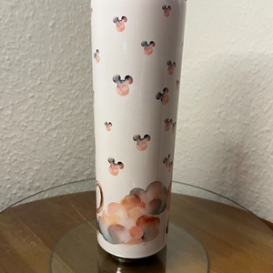 Skinny tumbler - Minnie egér II. 600 ml - otthon & életmód - konyhafelszerelés, tálalás - italos kellékek - kulacsok - Meska.hu