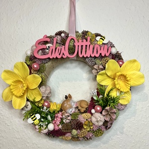 Édes Otthon - őzikés ajótkopogtató, ajtódísz - Meska.hu