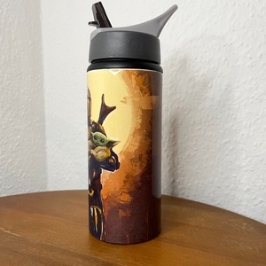 UTOLSÓ DARAB!!! Star Wars The Mandalorian (A Mandalóri/Grogu) palack 600 ml - otthon & életmód - konyhafelszerelés, tálalás - italos kellékek - kulacsok - Meska.hu