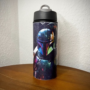 UTOLSÓ DARAB!! Star Wars The Mandalorian (A Mandalóri) palack 600 ml, Otthon & Életmód, Konyhafelszerelés, tálalás, Italos kellékek, Kulacsok, Mindenmás, MESKA