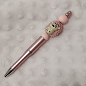 Rosegold sünis golyóstoll , Otthon & Életmód, Papír, írószer, Ceruza & Toll, Gyöngyfűzés, gyöngyhímzés, MESKA