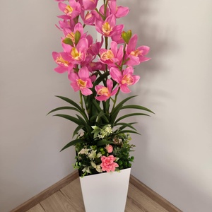 Mű csónakorchidea dekorációk - otthon & életmód - dekoráció - virágdísz és tartó - virágbox, virágdoboz - Meska.hu
