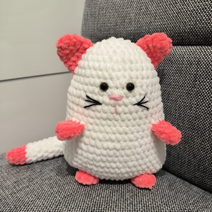 Mici, a horgolt cica  - otthon & életmód - babaszoba, gyerekszoba - babaszoba dekoráció - Meska.hu